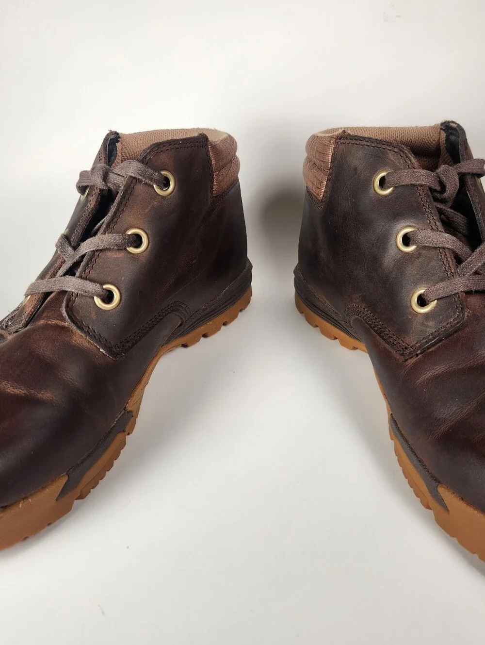 5.11 Mens Tactical Pursuit Chukka Boot Size 10 Brown Distressed Leather